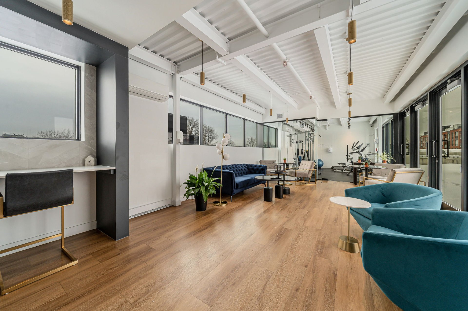 Underground parking in Montreal real estate property 2615 Rue Augustin-Cantin