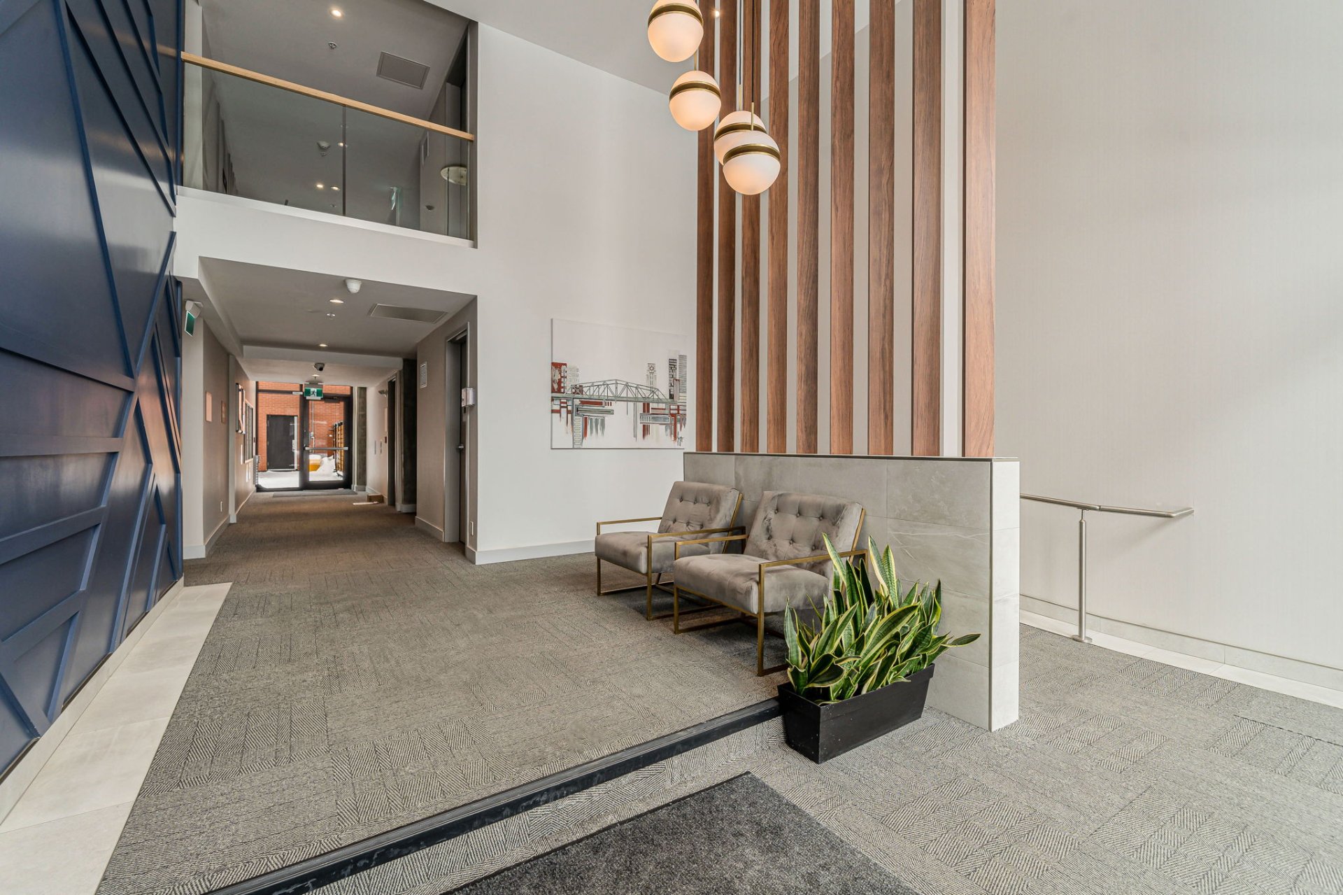 Front exterior of 2615 Rue Augustin-Cantin Montreal condo unit A201